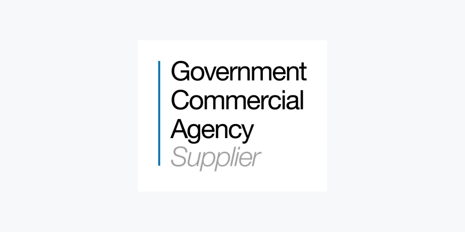 Government Commercial Agency supplier mark for Shinetech’s UK G-Cloud 15 announcement.