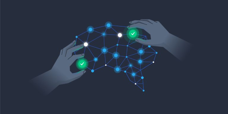 Artificial intelligence technology represented across a connected global network